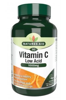 Витамин C, 1000 мг - ниско киселинен, 90 таблетки