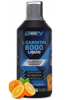 Л-карнитин 6000 mg с витамин Б6 (портокал) - 1 литър