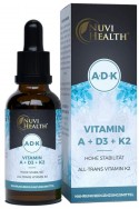 Витамини К2 + Д3 + А - 1700 капки | NUVI Health