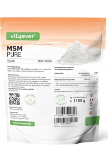 MSМ на прах, 1100 гр | Vit4ever - Германия