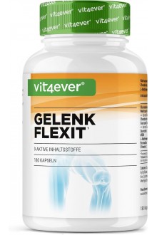 Gelenk Flexit - Комплекс за стави с 9 съставки - 180 капсули | Vit4ever - Германия