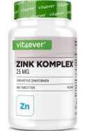 Цинк комплекс (бисглицинат, глюконат, цитрат) 25mg - 365 таблетки | Vit4ever - Германия