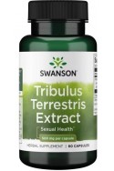 Екстракт от бабини зъби / Tribulus Terrestis Extract 500mg - 60 капсули | SWANSON - САЩ