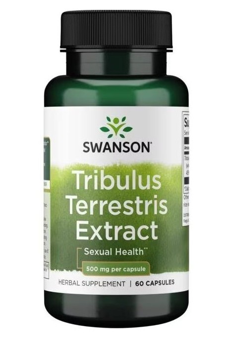 Екстракт от бабини зъби / Tribulus Terrestis Extract 500mg - 60 капсули | SWANSON - САЩ