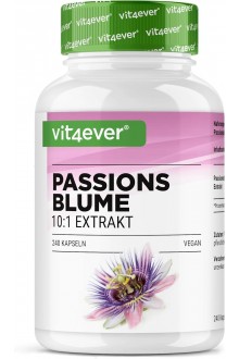 Пасифлора (Страстниче) екстракт 550mg - 240 капсули | Vit4ever