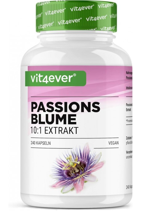 Пасифлора (Страстниче) екстракт 550mg - 240 капсули | Vit4ever