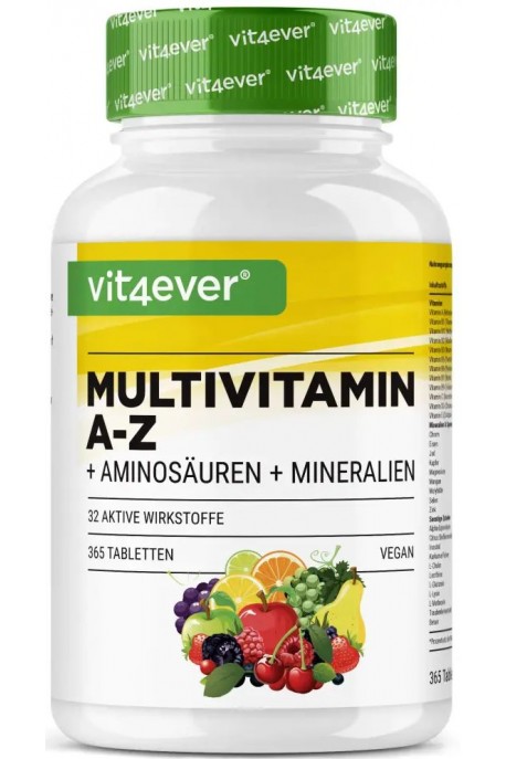 Мултивитамини и минерали от А-Я - 365 таблетки | Vit4ever