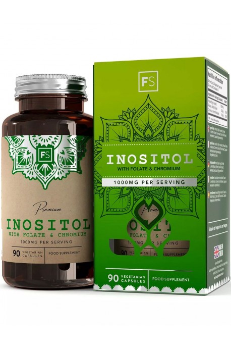 Инозитол, фолиева киселина и хром 500mg - 90 таблетки | Focus Supplements - UK