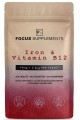 Желязо с витамин Б12 (14mg + 2.5mcg) - 240 таблетки | Focus Supplements - UK