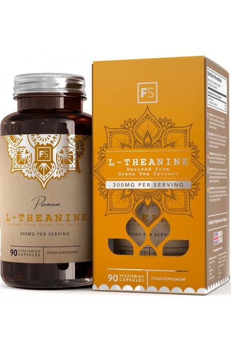 Л-Теанин (екстракт от зелен чай), 150mg - 90 капсули | Focus Supplements - UK