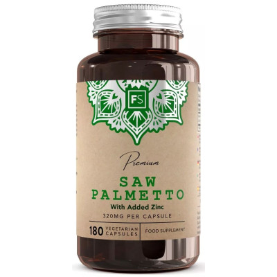 Сао палмето екстракт и цинк - 180 капсули | Focus Supplements UK