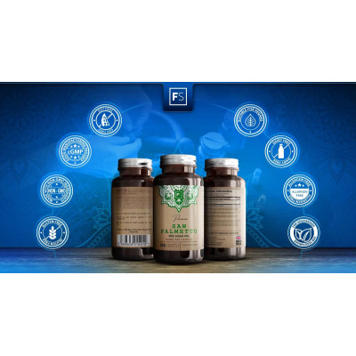 Сао палмето екстракт и цинк - 180 капсули | Focus Supplements UK