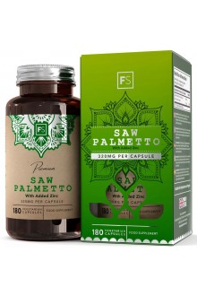 Сао палмето екстракт и цинк - 180 капсули | Focus Supplements UK