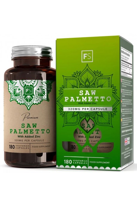 Сао палмето екстракт и цинк - 180 капсули | Focus Supplements UK