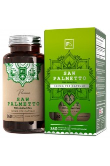 Сао палмето екстракт и цинк - 360 капсули | Focus Supplements UK