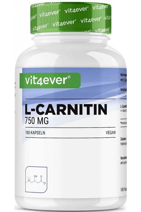 Л-Карнитин 750mg - 180 капсули | Vit4ever - Германия