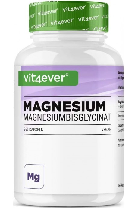 Магнезиев бисглицинат 775mg - 365 капсули | Vit4ever
