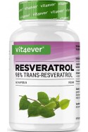 РЕСВЕРАТРОЛ 500mg плюс пиперин - 60 капсули | Vit4ever - Германия