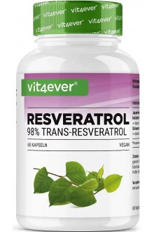 Ресвератрол (Транс-Ресвератрол) 500mg - 60 капсули | Vit4ever - Germany