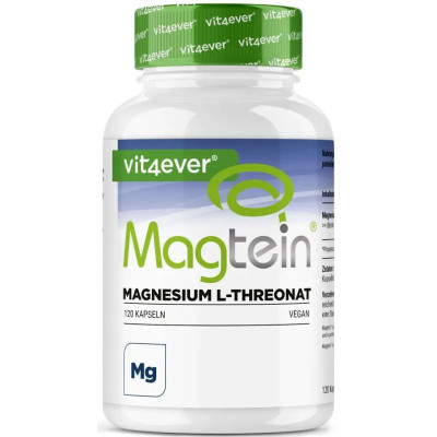 Магнезий Л-Треонат 500mg- 180 капсули | Vit4ever - Германия