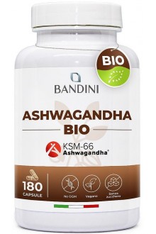 Ашваганда (KSM-66) 500mg - 60 капсули | Bandini Pharma - Италия
