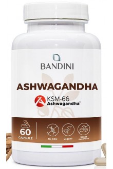 Ашваганда (KSM-66) 500mg - 60 капсули | Bandini Pharma - Италия