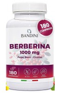 Берберин 1000mg с хром и пиперин - 180 капсули | Bandini Pharma - Италия