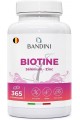 Биотин 450mcg с цинк и селен - 365 таблетки | Bandini Pharma - Италия