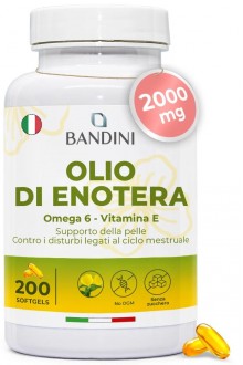 Масло от вечерна иглика 500mg - 200 меки капсули | Bandini Pharma - Италия
