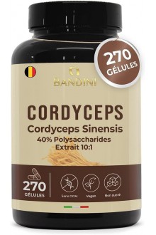 Кордицепс 650mg - 270 капсули | Bandini Pharma - Италия