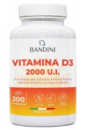 Витамин Д3 2000IU - 200 таблетки | Bandini Pharma - Италия
