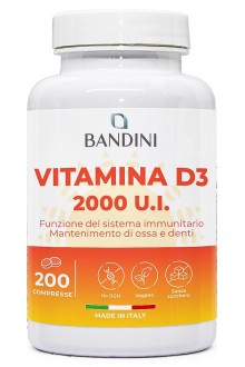 Витамин Д3 2000IU - 365 меки капсули | Bandini Pharma - Италия