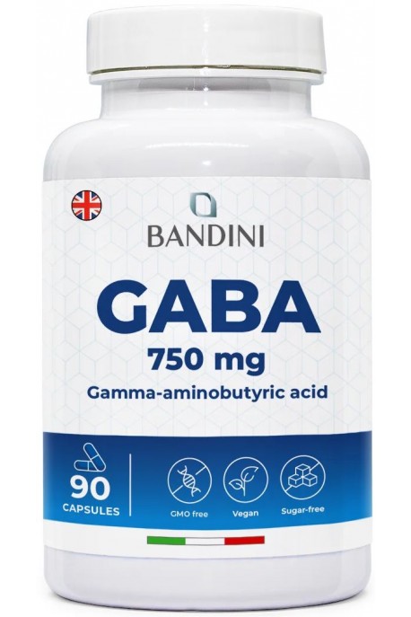 ГАБА (GABA) 375 mg - 90 капсули | Bandini Pharma - Италия