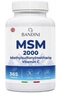 MSM 1000mg с витамин C - 365 таблетки | Bandini Pharma - Италия