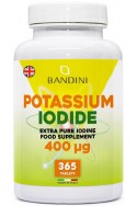 Калиев йодид 400mcg - 365 таблетки | Bandini Pharma - Италия