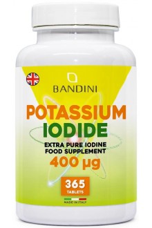 Калиев йодид 400mcg - 365 таблетки | Bandini Pharma - Италия