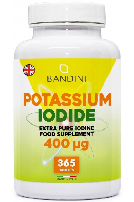 Калиев йодид 400mcg - 365 таблетки | Bandini Pharma - Италия