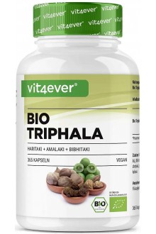 Трифала 750mg (веган, аюрведа) - 365 капсули | Vit4ever - Германия