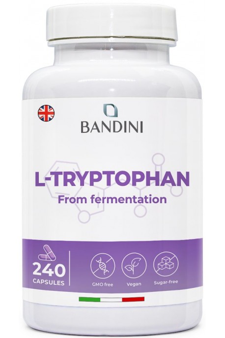 Л-триптофан 500mg - 240 капсули | Bandini Pharma - Италия