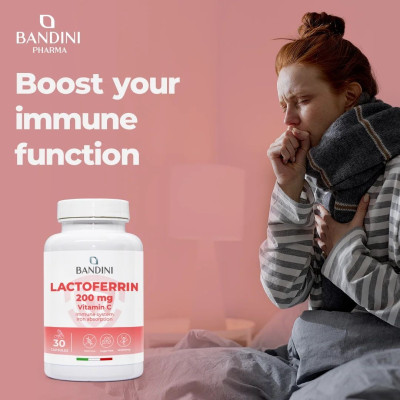 Лактоферин 200mg - 30 капсули | Bandini Pharma - Италия