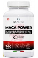 Мака комплекс с трибулус, цинк и л-аргинин - 240 капсули | Bandini Pharma - Италия