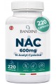 N-ацетил L-цистеин (NAC) 600mg - 220 капсули | Bandini Pharma - Италия