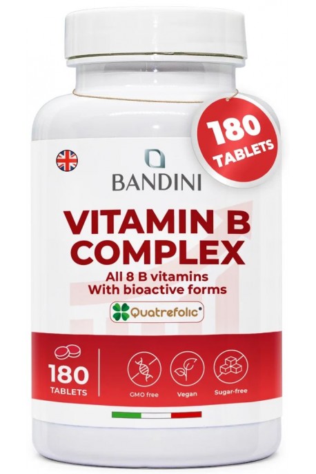 Витамин B комплекс - 180 таблетки | Bandini Pharma - Италия