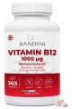Витамин Б12 (метилкобаламин) 1000mcg - 365 таблетки | Bandini Pharma - Италия