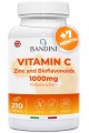 Витамин Ц с цинк и биофлавоноиди - 210 таблетки | Bandini Pharma - Италия