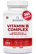 Витамин Б комплекс / B Complex - 365 таблетки | Bandini Pharma - Италия
