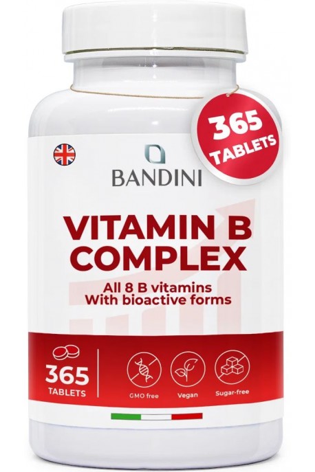 Витамин B комплекс - 365 таблетки | Bandini Pharma - Италия
