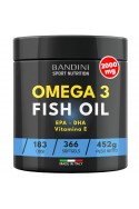 Омега-3 (1000mg) от рибено масло с витамин Е - 366 меки капсули | Bandini Pharma - Италия