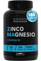 ZMA - Цинк, Магнезий и витамин Б6 - 180 капсули | Bandini Pharma - Италия