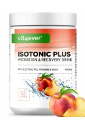 Изотоник Плюс с електролити, витамини и мака - Студен чай с праскова, 1050 g | Vit4ever Германия